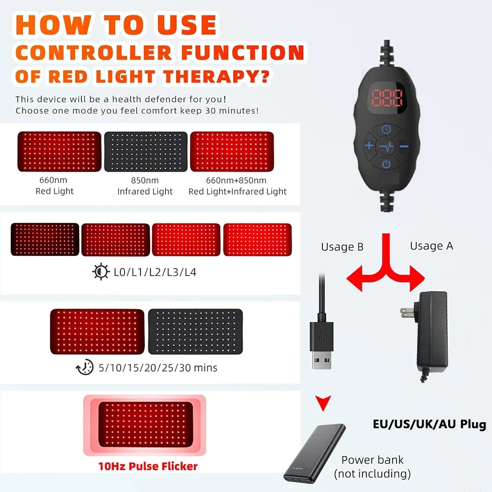 120 LEDs Led 660nm and 850nm N - Galvanic Skin Sensor ulasan dan harga