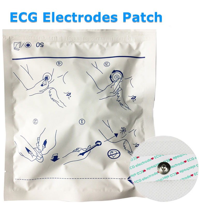 50pcs Disposable ECG Monitor E - Ecg Patch Monitor ulasan dan harga